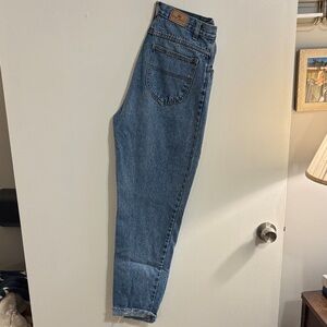 High Rise Blue Jeans